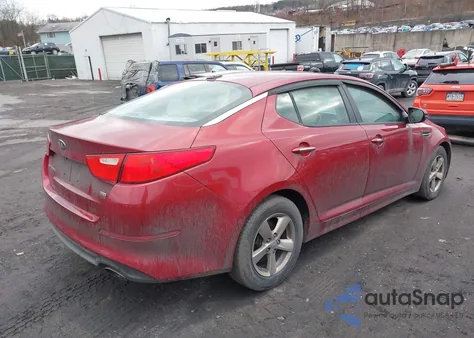 2014 Kia Optima Lx из США, поврежденный, VIN 5XXGM4A79EG283249